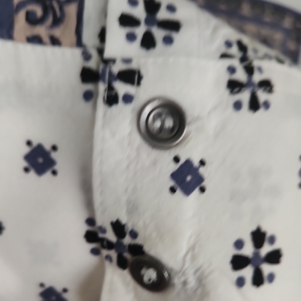 Free People Oversized Button-Up Bandana Print Blouse - Picture 6 of 8